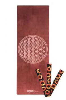 Mikrofiber Kaplama Yoga Matı Yaşam Çiçeği 3mm
-Kırmızı